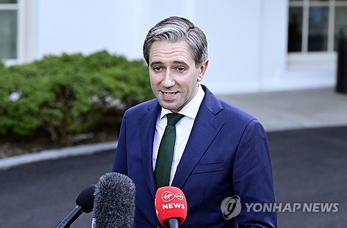 Simon Harris Speaks to Reporters following Biden Meeting